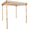 vidaXL Pergola bambu 170x170x220 cm