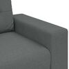 vidaXL Loveseat soffa m&ouml;rkgr&aring; 140 cm tyg