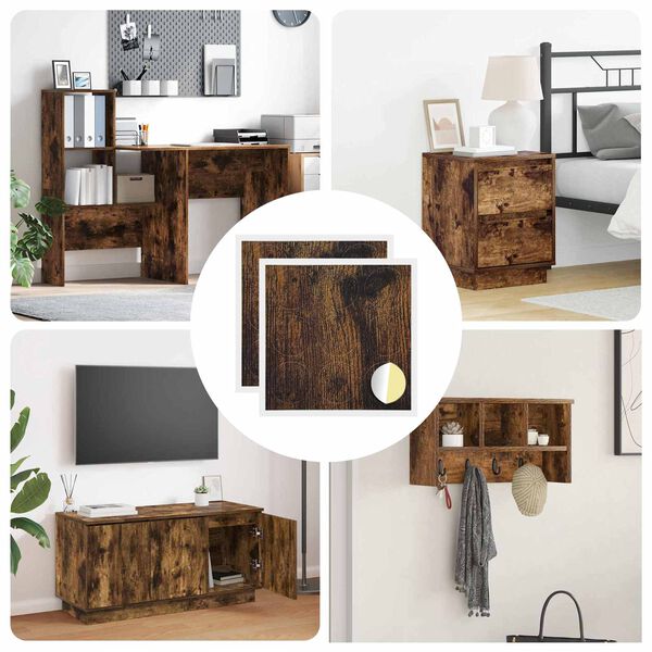 vidaXL Sj&auml;lvh&auml;ftande skruvomslag 2 pcs R&ouml;kt ek &Oslash; 20 x 0,5 mm