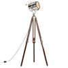 vidaXL Golvlampa massivt mangotr&auml; 180 cm