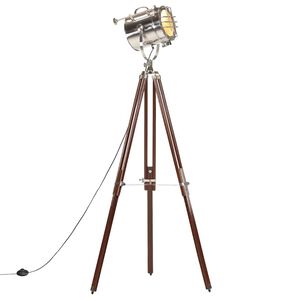 vidaXL Golvlampa massivt mangotr&auml; 180 cm