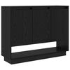 vidaXL Sideboard Svart Ek 97 x 29 x 75 cm Konstruerat tr&auml;