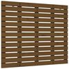 vidaXL V&auml;ggmonterad huvudgavel honungsbrun 146x3x91,5 cm massiv furu