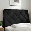 vidaXL Headboard Cushion Black 90 cm Fabric
