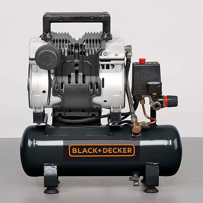 BLACK+DECKER Luftkompressor 6 L 230 V tyst