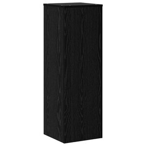 vidaXL V&auml;xtst&auml;ll Svart Ek 33 x 33 x 100 cm Konstruerat tr&auml;