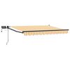 vidaXL Manuell utdragbar markis med LED-lampor 3 x 2 m