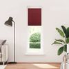 vidaXL Plisserad persienn Bordeaux r&ouml;d 60x200 cm tyg bredd 59,4 cm