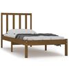 vidaXL S&auml;ngram honungsbrun massiv furu 75x190 cm
