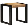 vidaXL Kaffeebord Brun 40 x 40 x 38 cm Massivt mangotr&auml;