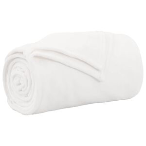 vidaXL Filt Vit 130 x 150 cm 0.51 kg Fleece