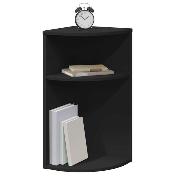 vidaXL Sidobord Svart 29,6 x 29,6 x 60 cm Konstruerat tr&auml;