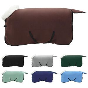 vidaXL H&auml;stdyna Full M&ouml;rk Brun 125 cm Polar fleece