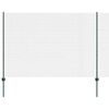 vidaXL Svetsat tr&aring;dgeller med stolpar 25 x 1,6 m PVC-belagda st&aring;l Gr&ouml;n