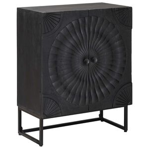 vidaXL Sideboard Svart 55 x 30 x 70 cm