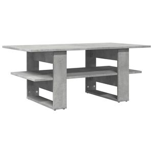 vidaXL Soffbord betonggr&aring; 102x55x42 cm konstruerat tr&auml;
