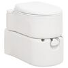 vidaXL Inbyggd campingtoalett vit 24+17 L HDPE & emalj