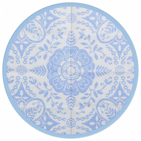 vidaXL Utomhusmatta ARAKIL babybl&aring; &Oslash;160 cm PP