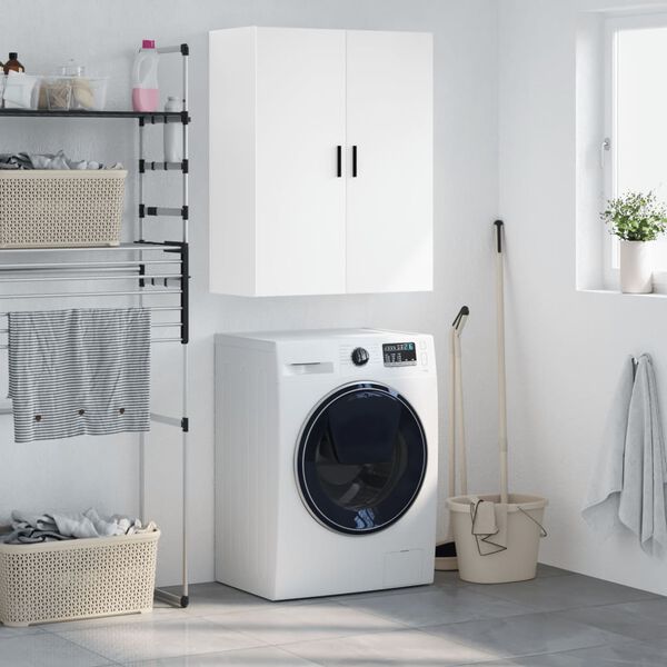 vidaXL V&auml;ggsk&aring;p vit 69,5x34x90 cm