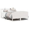 vidaXL S&auml;ngram utan madrass vit 135x190 cm massiv furu
