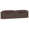 vidaXL Bed Frame "Viana" without Mattress Brown 200x200 cm Faux Leather