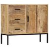 vidaXL Sk&auml;nk 88x30x71 cm massivt mangotr&auml;