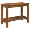 vidaXL Kaffeebord LAREN Naturlig 60,5 x 30 x 45 cm Massivt Akaciatr&auml;