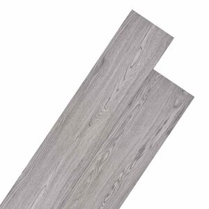 vidaXL Golvplankor M&ouml;rkgr&aring; 5,26 m&sup2; 18 st PVC