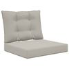 vidaXL Utomhus Soffa Kudde Polyester Gr&aring; 60 x 50,5 cm
