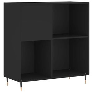 vidaXL Stereob&auml;nk svart 84x38x89 cm konstruerat tr&auml;