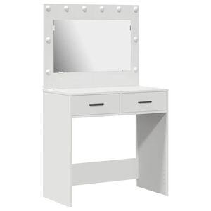 vidaXL Smyckebord Vit 78,5 x 41 x 135 cm Konstruerat tr&auml;