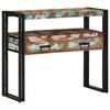 vidaXL Konsolbord Flerf&auml;rgsdesign 90 x 33 x 75 cm Solid &aring;tervunnen tr&auml;
