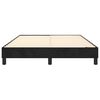 vidaXL Boxspring-s&auml;ngram svart 140x190 cm sammet