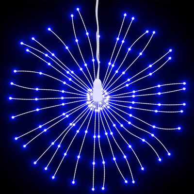 vidaXL Julbelysning 140 LED blå 17 cm
