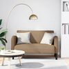 vidaXL Loveseat soffa cappuccino 110 cm konstl&auml;der