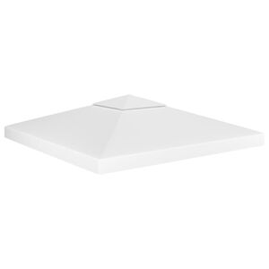 vidaXL Paviljongtak med ventilering 310 g/m&sup2; 3x3 m vit