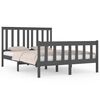 vidaXL S&auml;ngram vit massiv furu 135x190 cm