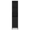 vidaXL Badrumsm&ouml;belset Svart Ek 35 x 37,5 x 166 cm Konstruerat tr&auml;