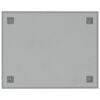 vidaXL V&auml;ggmonterad magnettavla vit 50x40 cm h&auml;rdat glas