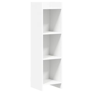 vidaXL Bokhylla Vit 30 x 30 x 111 cm Konstruerat tr&auml;