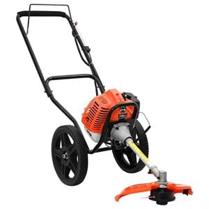 vidaXL R&ouml;js&aring;g med hjul orange 52 cc 1,45 kW