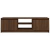 vidaXL Tv-b&auml;nk brun ek 120x30x35,5 cm konstruerat tr&auml;