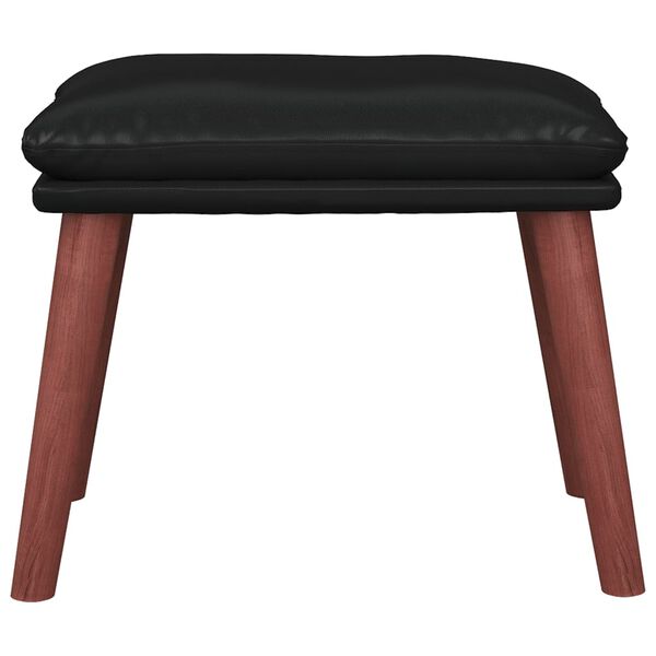 vidaXL Fotpall svart 45x29,5x35 cm konstl&auml;der