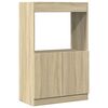 vidaXL H&ouml;gsk&aring;p sonoma-ek 63x33x100 cm konstruerat tr&auml;