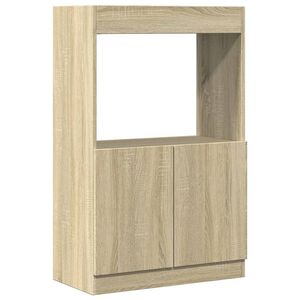 vidaXL H&ouml;gsk&aring;p sonoma-ek 63x33x100 cm konstruerat tr&auml;