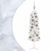 vidaXL Smal konstgjord julgran med julkulor 120 cm 150 LED-lampor