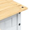 vidaXL Soffbord mexikansk coronastil furu vit 100x55x44 cm