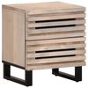 vidaXL S&auml;ngbordet 40x34x46 cm massivt blekt mangotr&auml;