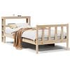 vidaXL S&auml;ngram utan madrass 90x190 cm massiv furu