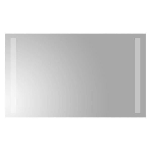 vidaXL Badrumsspegel LED 30x50 cm